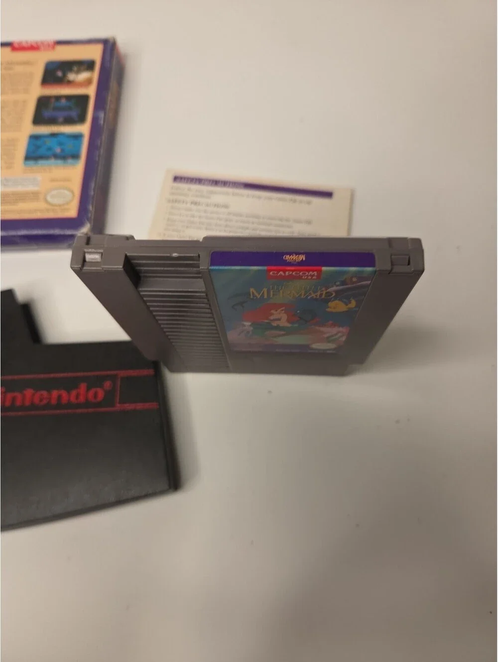 Capcom Disney's The Little Mermaid Nintendo NES CIB Complete w Manual 1991